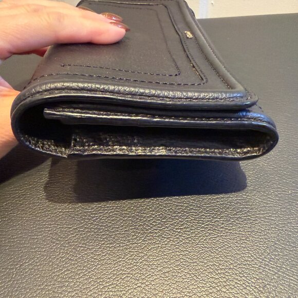 CHLOE Paraty Continental Wallet Women’s Long Wallet Black Leather - Picture 3 of 11